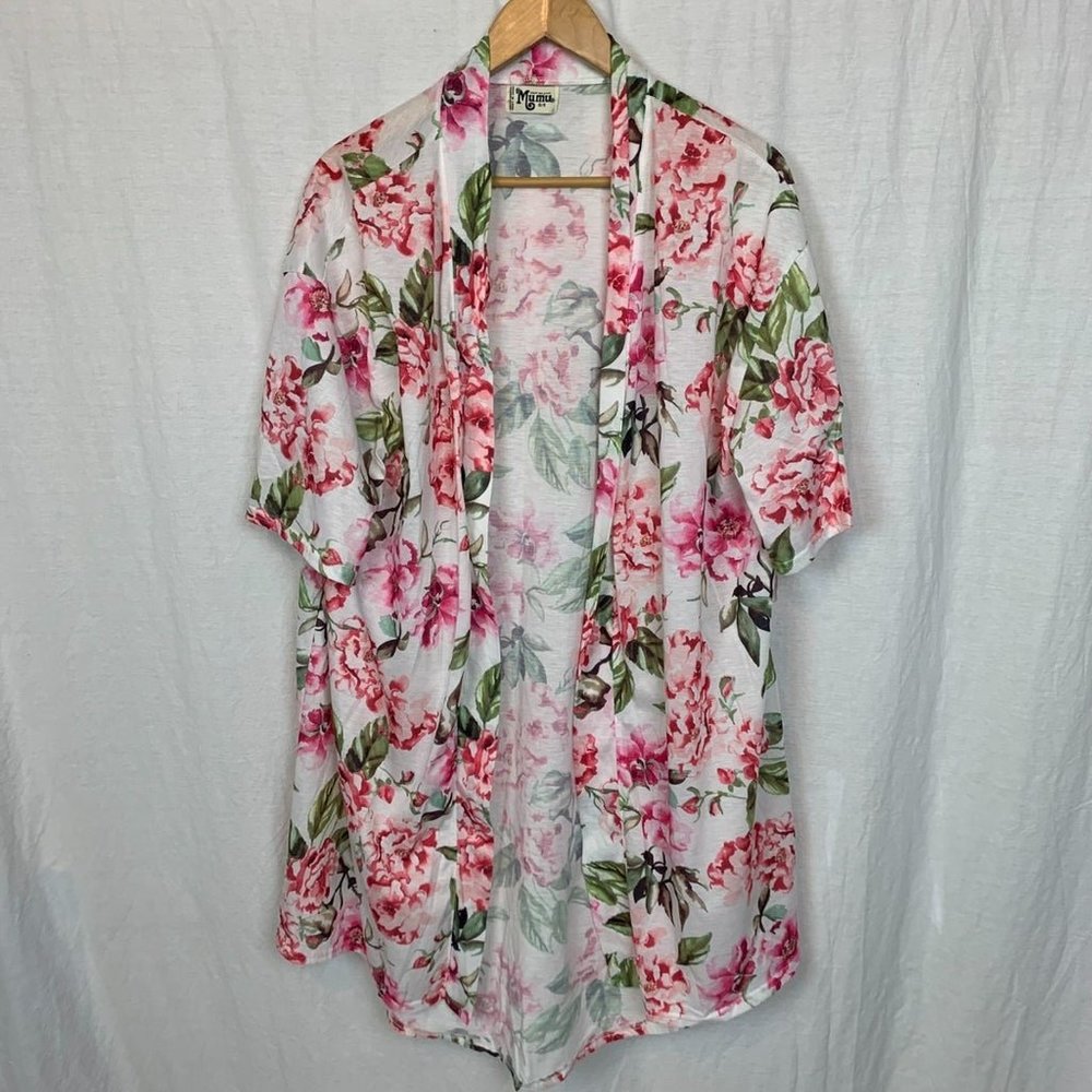Show Me Your Mumu Women's Brie Robe Garden of Blooms Print Lightweight
